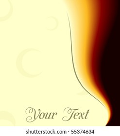 Illustration abstract background card - vector