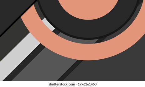 illustration of an abstract background with circles