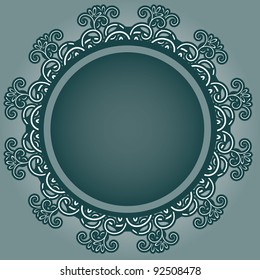 illustration of the abstract background with a circular pattern