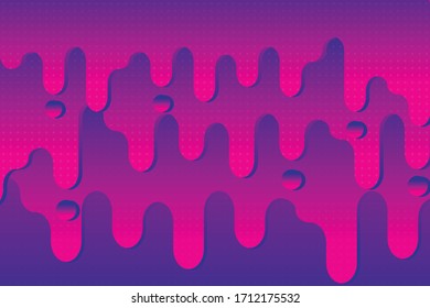 Illustration of abstract background with colorful liquid design