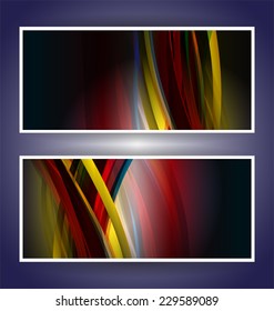 Illustration of abstract background design banner
