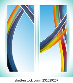 Illustration of abstract background design banner