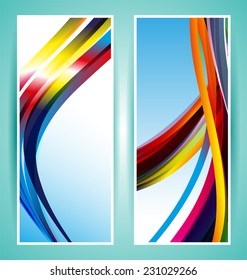 Illustration of abstract background design banner