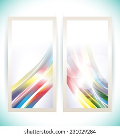 Illustration of abstract background design banner