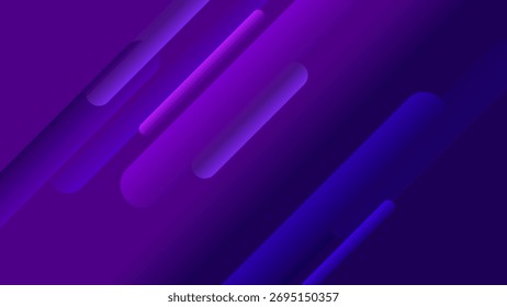 ILUSTRAÇÃO FUNDO ABSTRATO COM FORMAS GEOMÉTRICAS DIAGONAIS GRADIENTE MODELO DE VETOR DE DESIGN DE COR ROXA BOM PARA SITE MODERNO, PAPEL DE PAREDE, DESIGN DE CAPA