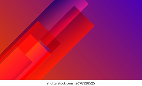 ILLUSTRATION ABSTRACT BACKGROUND ELEGANT ORANGE PURPLE GRADIENT SMOOTH LIQUID COLORFUL DESIGN WITH DIAGONAL GEOMETRIC SHAPES VECTOR TEMPLATE GOOD FOR MODERN WEBSITE, WALLPAPER, COVER DESIGN 
