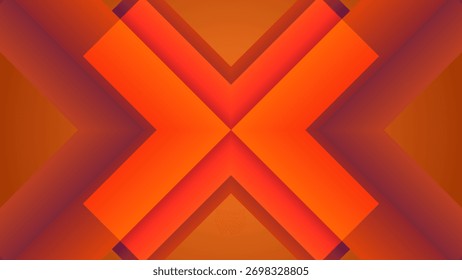 ILLUSTRATION ABSTRACT BACKGROUND ELEGANT ORANGE GRADIENT SMOOTH LIQUID COLORFUL DESIGN WITH DIAGONAL GEOMETRIC SHAPES VECTOR TEMPLATE GOOD FOR MODERN WEBSITE, WALLPAPER, COVER DESIGN 