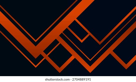 ILUSTRAÇÃO FUNDO ELEGANTE GRADIENTE LARANJA LISO LÍQUIDO DESIGN COLORIDO COM TRIÂNGULO GEOMÉTRICO FORMAS VETOR MODELO BOM PARA SITE MODERNO, PAPEL DE PAREDE, DESIGN DE CAPA 