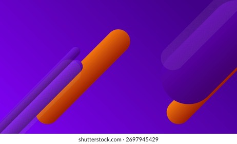 ILLUSTRATION ABSTRACT BACKGROUND ELEGANT PURPLE GRADIENT SMOOTH LIQUID COLORFUL DESIGN WITH DIAGONAL GEOMETRIC SHAPES VECTOR TEMPLATE GOOD FOR MODERN WEBSITE, WALLPAPER, COVER DESIGN 