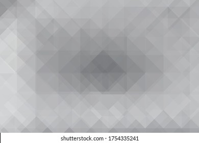 Ilustración del fondo abstracto en tono de color gris, negro y blanco con diseño de patrón sin fisuras de polígono triangular