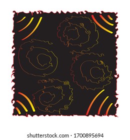 illustration abstract background image with color brown