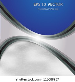 Illustration of abstract background with a metallic element.