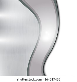 Illustration of abstract background with a metallic element. 