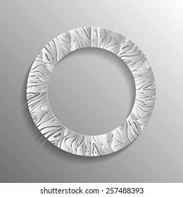 illustration of abstract background with a picture of the scope of the paper for a photo