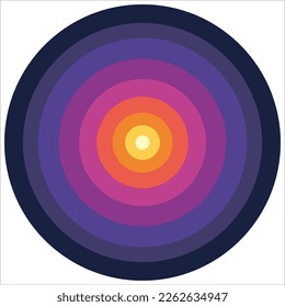 ilustración de fondo abstracto con estilo de color arcoiris