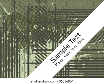 illustration of abstract background with sample text
