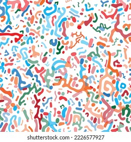 ILUSTRACIÓN ABSTRACTO ANTECEDENTES DISEÑADOR DE MODO DE COLOR PLANO DE LA LÍNEA DE DOODLE