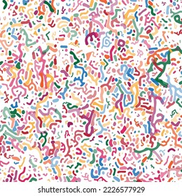 ILUSTRACIÓN ABSTRACTO ANTECEDENTES DISEÑADOR DE MODO DE COLOR PLANO DE LA LÍNEA DE DOODLE