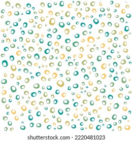 ILLUSTRATION ABSTRACT BACKGROUND SEAMLESS DOODLE SHAPES PATTERN TEXTURE COLORFUL TEMPLATE DESIGN VECTOR