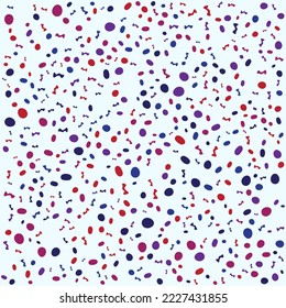ILLUSTRATION ABSTRACT BACKGROUND SEAMLESS DOODLE BLOB SHAPES PATTERN TEXTURE COLORFUL TEMPLATE DESIGN VECTOR