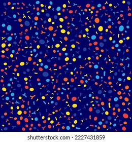 ILUSTRACIÓN CÍRCULO SIMPLE ABSTRACTO Y VECTOR DE COLOR PLANO DE PATRÓN RODEADO DE LÍNEA