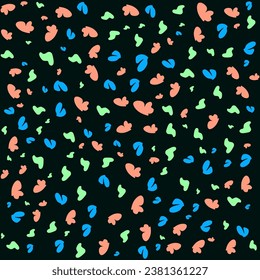 ILUSTRACIÓN ABSTRACTO FONDO INSEAMABLE DOODLE BLOB FORMAS TEXTURA PATRÓN DISEÑO DE PLANTILLAS COLORIDAS