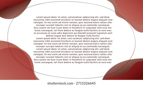 ILLUSTRATION ABSTRAKTER HINTERGRUND GLATT ROT GROSS FARBIG FARBIG HANDGEZEICHNET ORGANISCHE FORMEN MIT KOPIE RAUM DESIGN VEKTORVORLAGE GUT FÜR MODERNE WEBSITE, DECKENDESIGN 