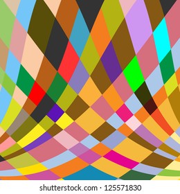 Illustration of abstract background with striped rays