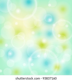 Illustration abstract background with transparent circles - vector