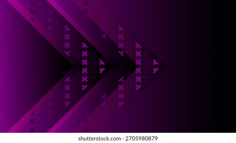 ILLUSTRATION ABSTRAKTER HINTERGRUND MIT DREIECK GEOMETRISCHEN FORMEN ELEGANTE PURPLE ROSA GRADIENT GLATT FLÜSSIG BUNTE DESIGN VEKTORVORLAGE GUT FÜR MODERNE WEBSITE, TAPETE, DECKEL DESIGN 