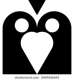 illustration of an abstract bird in vector