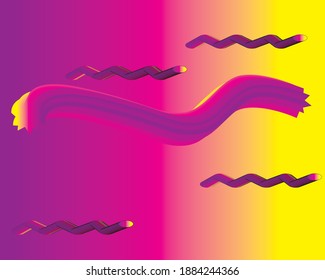 Illustration abstract blend background design