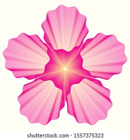 Illustration of the abstract blend flower using Blend Tool