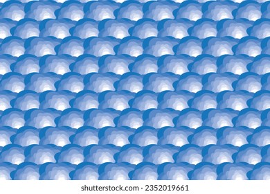 Ilustración, fondo de onda azul abstracto.