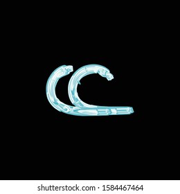 Illustration abstract blue wave logo vector design icon template