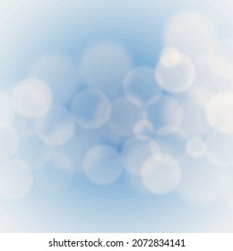 ilustración del efecto de luz de borrón abstracto con fondo azul