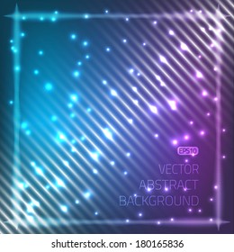 Illustration of Abstract bright equalizer lines wallpaper background
