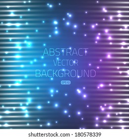 Illustration of Abstract bright equalizer lines wallpaper background
