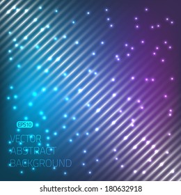 Illustration of Abstract bright equalizer lines wallpaper background