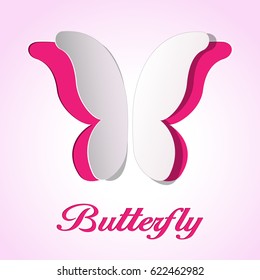 Illustration of abstract butterfly background