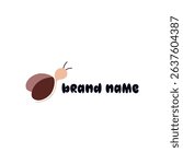 ILLUSTRATION ABSTRACT BUTTERFLY WINGS BROWN ORANGE FLAT PASTEL COLOR.LOGO ICON DESIGN TEMPLATE ELEMENT VECTOR	