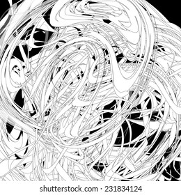 Illustration of abstract cartoon background 