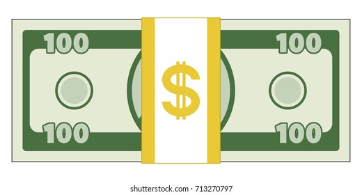 Illustration of the abstract cartoon currency