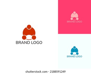 ILLUSTRATION ABSTRACT CIRCLE TECH BUSINESS LOGO ICON DESIGN VECTOR
