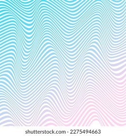ILLUSTRATION ABSTRACT COLORFUL GRADIENT WAVY LINES PATTERN BACKGROUND. COVER DESIGN 