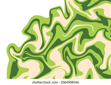 An illustration of abstract colorful oil paint texture