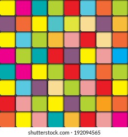 illustration of abstract colorful seamless pattern