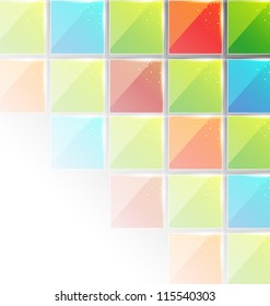 Illustration abstract creative background with copy space - vector
