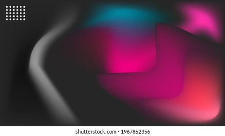 PLANTILLAS OSCURAS DE FONDO CON COLOR LÍQUIDO GRADIENTE. BUENO PARA EL PAPEL MODERNO, DISEÑO DE POSTER COVER