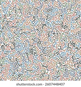 ILLUSTRATION ABSTRACT DECORATIVE MESSY BACKGROUND PASTEL COLOR WITH TURING TEXTURE. DISTRESS DIRTY ROUGH DESIGN VECTOR